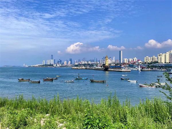 山東青島濱海風光實拍