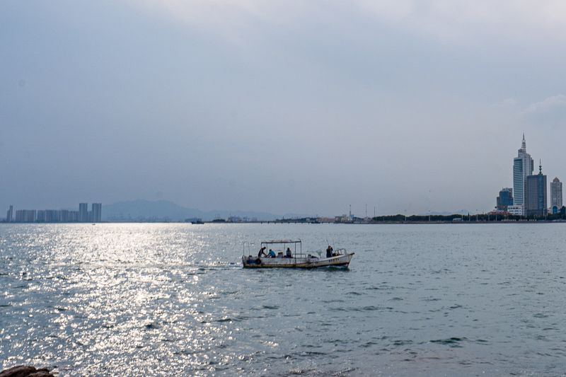 山東青島濱海風光實拍